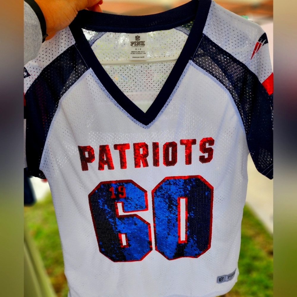 VS PINK Patriots Jersey